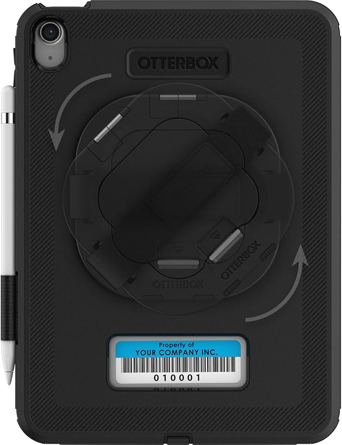 OtterBox Defender Series for Business W/Folio for iPad 10th Gen (ONLY) - Black (Non-Retail Packaging)