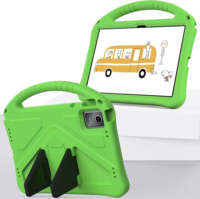 YRH for Moto Pad 2026 Case 11'' Kids EVA Shockproof Tablet Cover with Stand Handle Black