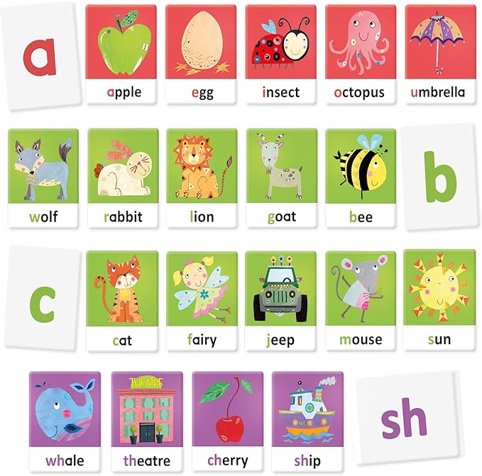 Headu Tactile and Phonics Alphabet Flash Cards Montessori – Preschool Learning Activities Ages 2-5, Educational ABC Flashcards for 2 3 4 5 Year Old Boys Girls, Speech Therapy, Classroom Must Haves