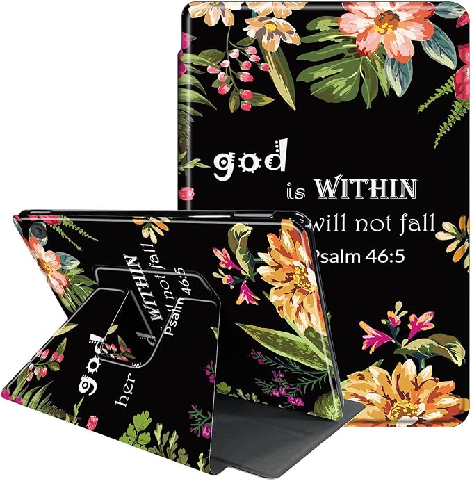 Case for Samsung Galaxy Tab A9 8.7-Inch 2023360 Degree Rotating Multi-Angle Viewing Protective Cover with Auto Sleep/Wake-Blue Butterfly