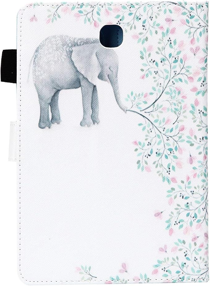 Case for Samsung Galaxy Tab A 8.0 inch Tablet Case 2015 (Model SM-T350/T355/P350/P355) with Pencil Holder [Auto Sleep/Wake] Stand Folio PU Leather Shockproof Cover Magnetic Smart WalletNight