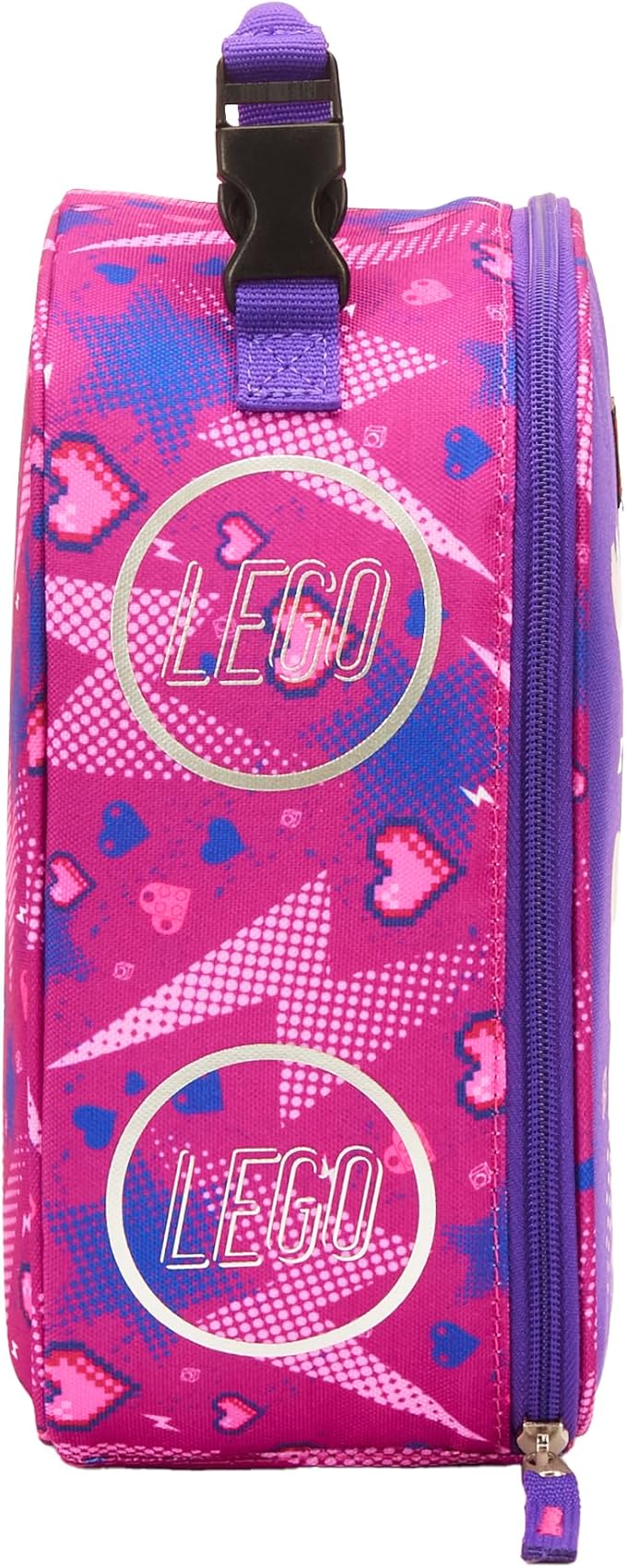 LEGO CHARACTER Lunch Box, Insulated Soft Reusable Lunch Bag Meal Container for Boys and Girls, Perfect for School or Travel, Meal Tote - BUTTERFLY GIRL