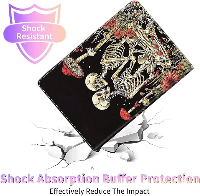 Case for iPad 10th Generation (2022 Release) 10.9 Inch Durable Shockproof Protective Cover for New iPad 10th gen 10.9 2022 Elephant Sunflower