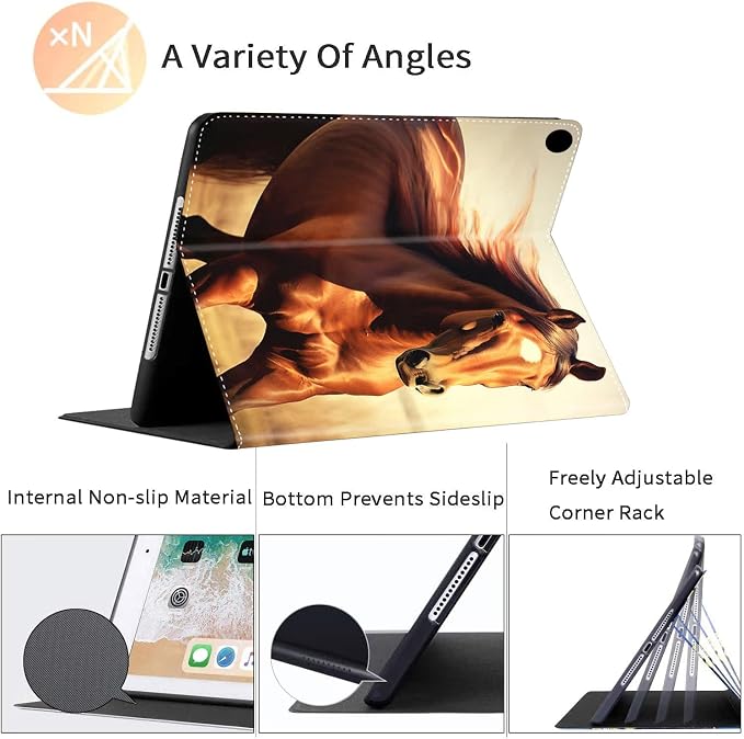 Case for iPad 11 inch (A16) 2025 for 10th Generation 10.9'' 2022 Durable Shockproof Protective Cover for iPad 11th/10 th Gen ，Blue Dragon