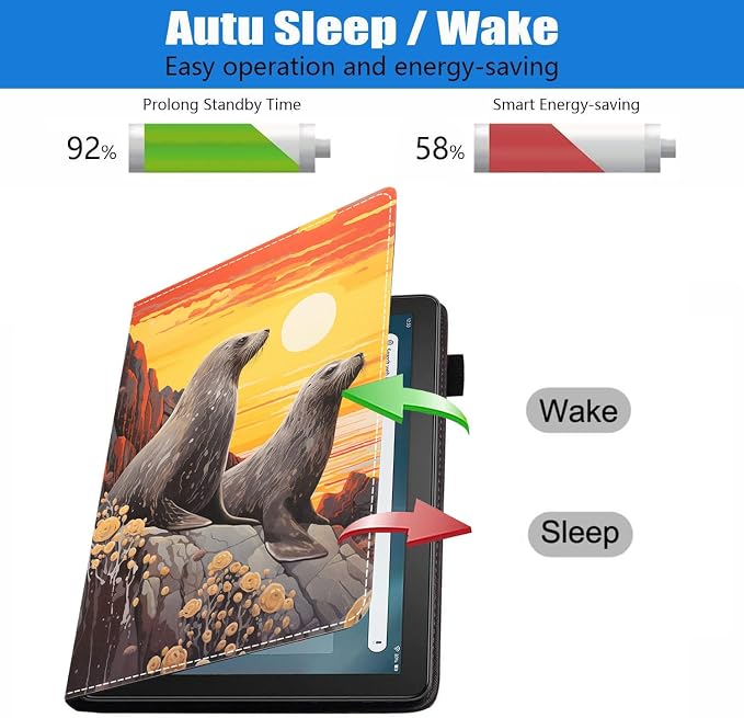 Case for Amazon Kindle Fire HD 10 Tablet (10.1 inch 9th/7th Generation 2019/2017 Release) Slim PU Leather Stand Folio Cover with Auto Wake Sleep Abstract Paint Butterfly