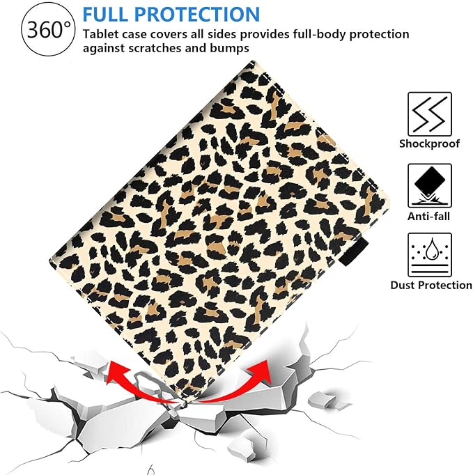 Case for All-New Amazon Kindle Fire 7 Tablet (7 Display 12th Generation 2022 Release) Premium PU Leather Stand Cover with Smart Auto Wake American Flag and Cross