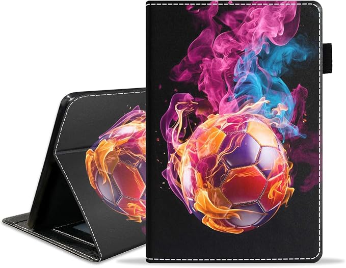 Case for Amazon Kindle Fire HD 8/Fire HD 8 Plus Tablet (12th/10th Generation 2024/2022/2020 Release) - PU Leather Folio Cover with Smart Auto Wake/Sleep Bald Eagle