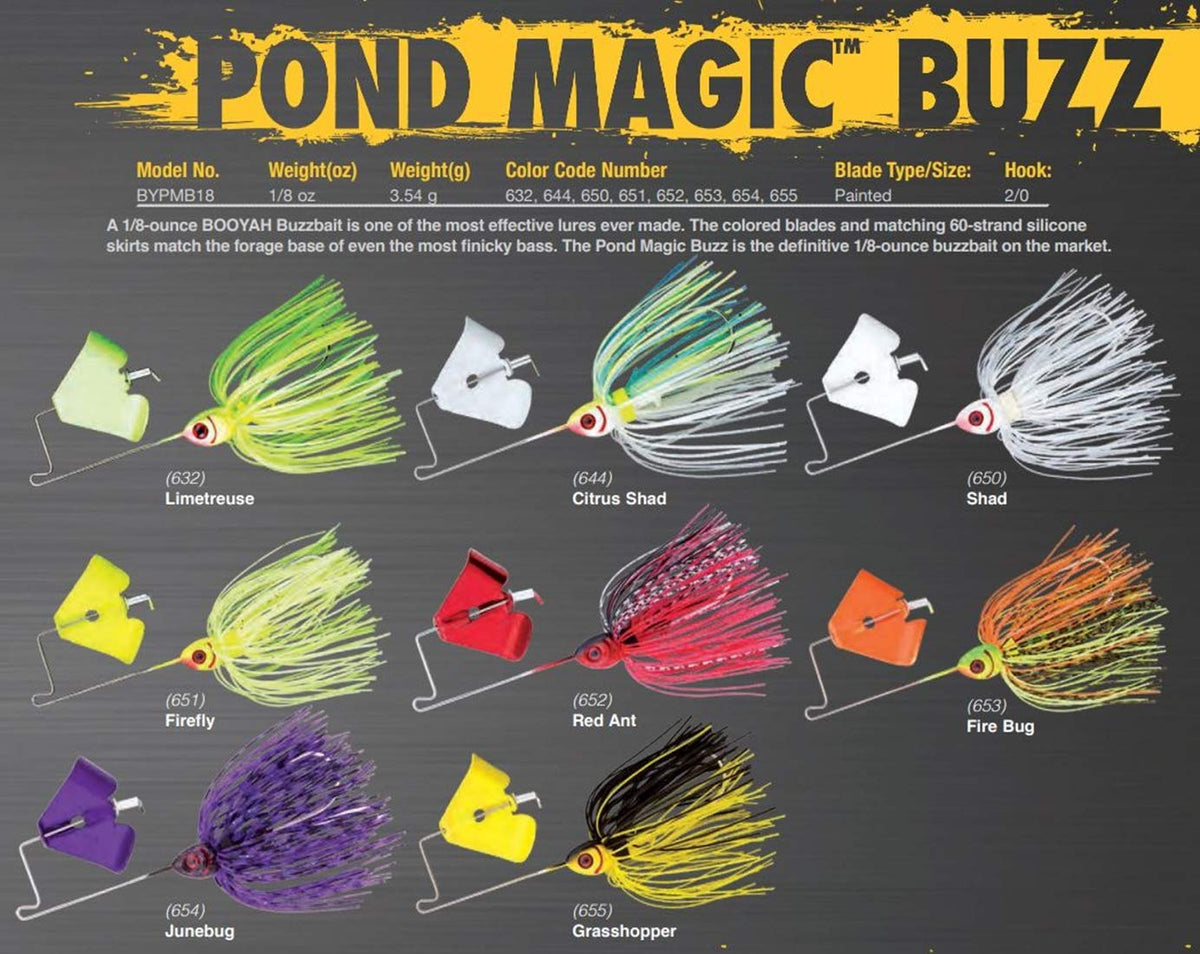 Booyah Pond Magic Small-Water Spinner, Grasshopper, One Size (BYPM)