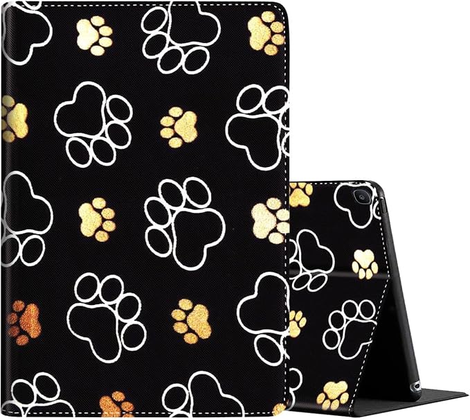 Case for Galaxy Tab S5e Case 2019 10.5 Tablet SM-T720/T725，Anti Slide Premium PU Leather Multi-Angle Viewing Folio Stand Case Cover for Samsung Galaxy Tab S5e Tablet 10.5 Inch - Black Cat Art