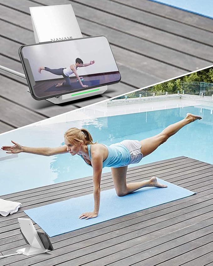 NANAMI Fast Wireless Charger, Qi Certified Charging Stand[with 20W PD Charger] 7.5W for iPhone 16/16 Plus/16 Pro/16 Pro Max/15/14/13/12,10W for Samsung Galaxy S25/S25+/S25 ultra/S24/S24 Ultra/S23/S22