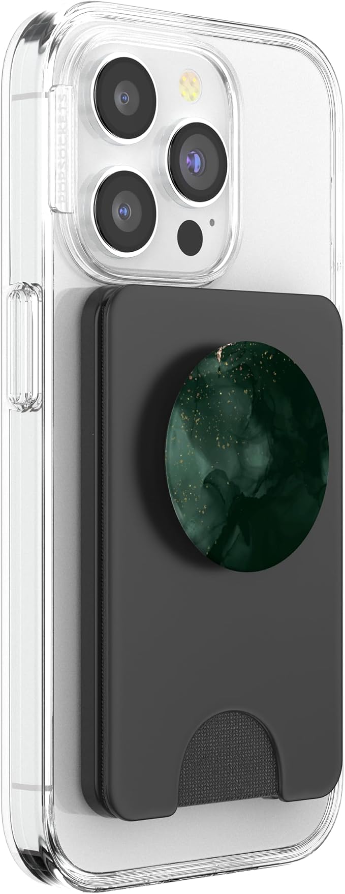 Elegant Dark Green Color Forest Green Pattern PopSockets Adhesive PopGrip