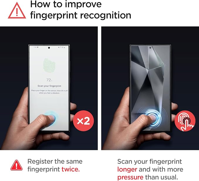 Spigen GlasTR EZ FIT Tempered Glass Screen Protector for Galaxy S24 Ultra | 9H Hardness Tempered Glass Easy Installation Kit Case-Friendly Crystal Clear Touch Responsive Oleophobic Coating