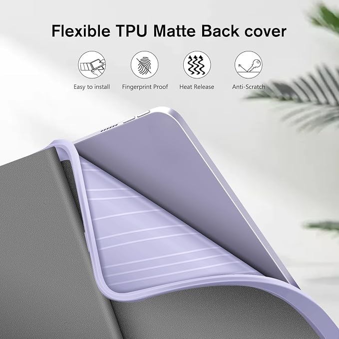 FINTIE Keyboard Case for iPad mini 7th Generation (A17 Pro) / mini 6 8.3 | Detachable Magnetic Bluetooth Keyboard Soft TPU Cover Multi-Angle Viewing Pencil Holder Backlight/Fantasy Ombre
