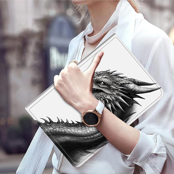 Case for 7 All-New Kindle Paperwhite (12th Generation 2024) and Kindle Colorsoft Signature Edition CoverSlim PU Leather Smart Cases with Auto Wake/Sleep-Black Cat Night Sky