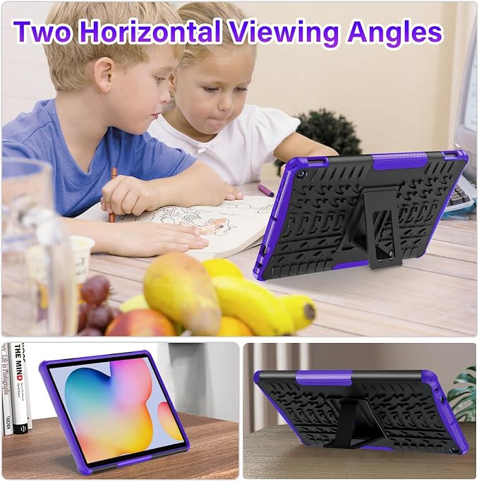 for 2023 Release Tablet Flre HD 10 &amp HD 10 Plus Case | 13th Generation Heavy Duty Dual Layer Shockproof Impact Resistance Protective Case with Kickstand for Kids