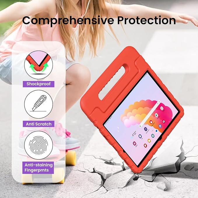 Kids Case for Samsung Galaxy Tab A11+/A9+ Plus 11 Inch 2025/2023 Tablet | Foldable handle highly durable odorless and easy to install suitable for children's learning and play.
