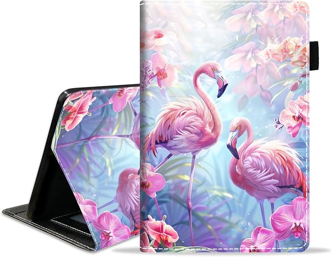 Case for Amazon Kindle Fire HD 8/Fire HD 8 Plus Tablet (12th/10th Generation 2024/2022/2020 Release) - PU Leather Folio Cover with Smart Auto Wake/Sleep Bald Eagle