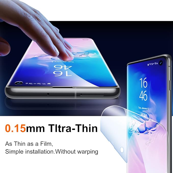 UniqueMe [2+2 Pack Compatible with Samsung Galaxy Note 20 Ultra 6.9 inch Soft TPU Screen Protector 【Not Glass】 and Camera Lens ProtectorHD Clarity [Case Friendly][Bubble Free] [Anti-slip tool]