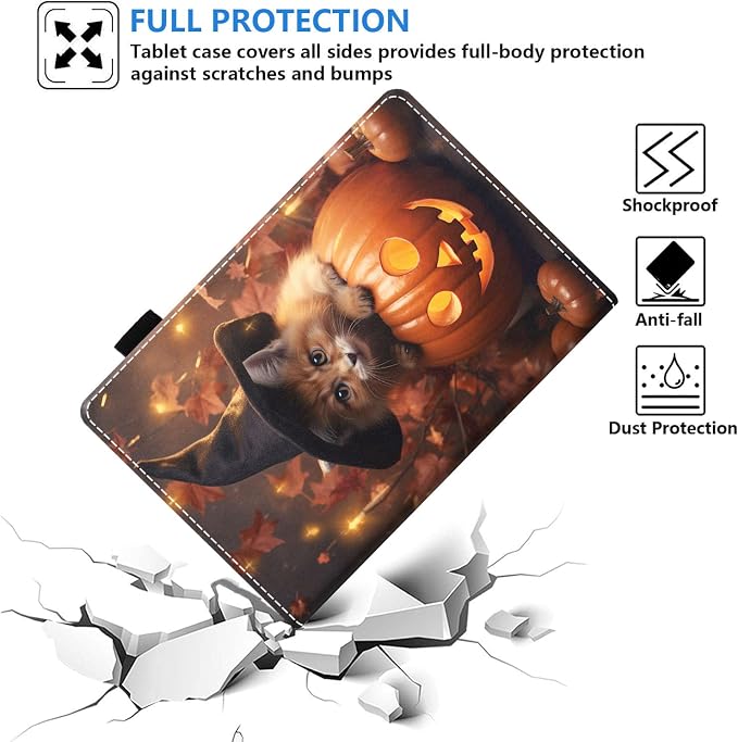 Case for Amazon Kindle Fire HD 10 Tablet (10.1 inch 9th/7th Generation 2019/2017 Release) Slim PU Leather Stand Folio Cover with Auto Wake Sleep Abstract Paint Butterfly
