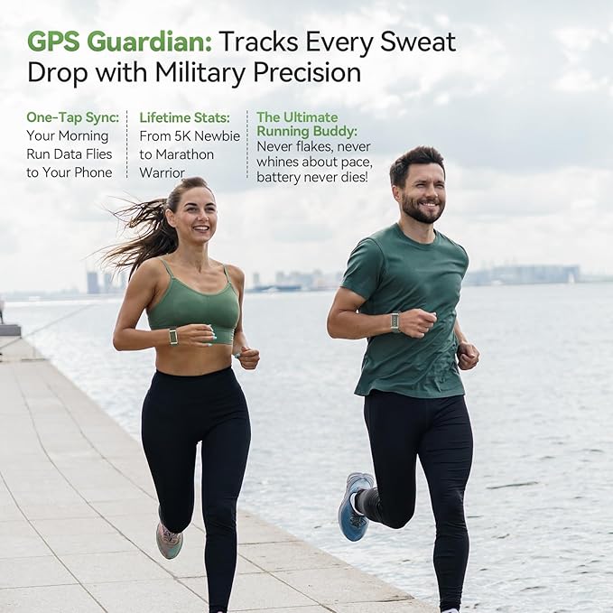 EnergyPort Fitness Tracker,Wearable Health Smart Bracelet Band with Blood Oxygen 170+ Sport Mode 60-Day Battery,Lifetime Membership,Activity Tracking Heart Rate Sleep Monitor for Android iOS,2 Bands