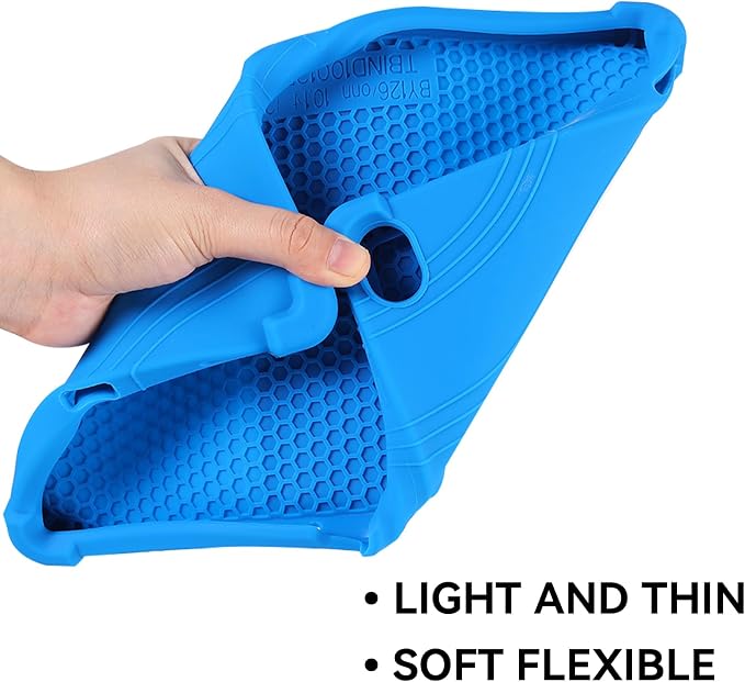 Case for Walmart ONN 10.1 Tablet Cover Gen 4 2024 Tablet(Model:100135925)Kids Friendly Soft Silicone Adjustable Stand Cover for Onn 10.1 inch Tablet Case 2024 Model Tablet (Blue)