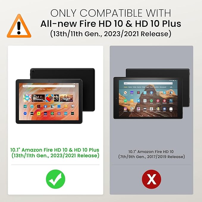 ALILANG Case for Kindle Fire HD 10 &amp 10 Plus Tablet (13th/11th Generation 2023/2021 Release) 10.1 Shockproof Folding Stand Cover for Amazon Fire Hd 10 Tablet Case-Basalt Eagle