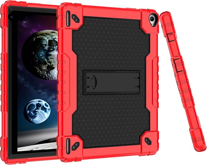 for YQSAVIOR Tab CP10 10.1 CaseHeavy Duty Shockproof with Shoulder Strap Kickstand Hybrid Kids Friendly Cover for Coopers Model CP10 10.1 inch Tablet (Black)
