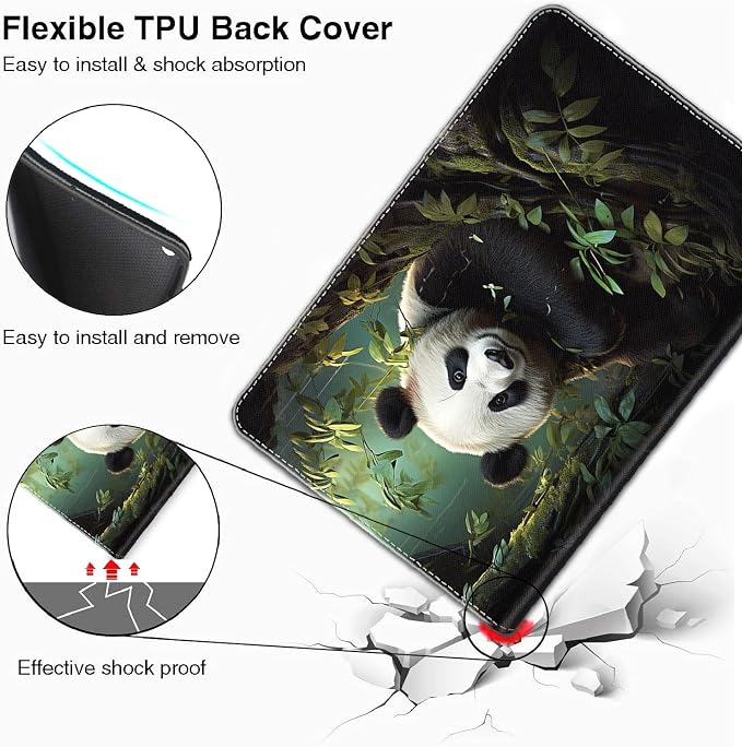 Case for iPad 10.2/10.5，iPad 9th/8th/7th Gen，for iPad 10.2 inch 2021/2020/2019/iPad Air 3rd Gen/Pro 10.5 - Slim Fit Standing Cover with Auto Sleep/Wake，Frog Playing Guitar