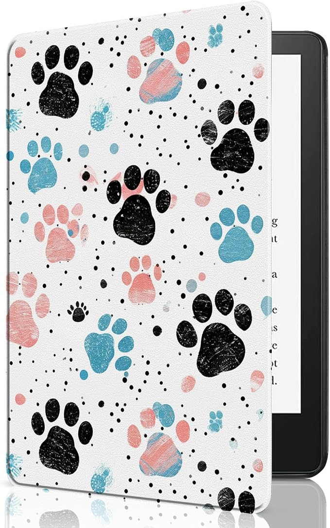 for 6 Kindle 2024 and 2022 (11th Generation) Case Slim Lightweight Smart Cover Case with Auto-Wake/Sleep for Kindle 2024Bald Eagle Flag