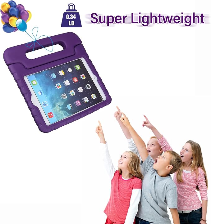 LEFON Kids Case Shockproof for iPad mini 5/4/3/2/1 iPad mini 4th Generation Case for Kids with Convertible Handle Light Weight Super Protective Stand Cover for iPad mini 5th Gen 7.9 Inch