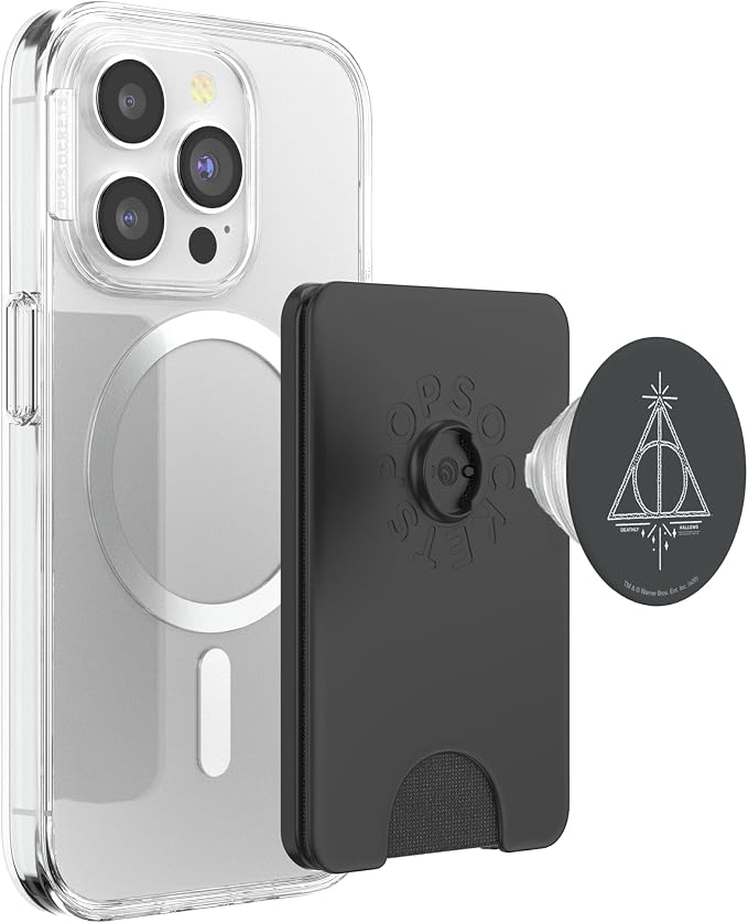 Harry Potter Deathly Hallows Line Art PopSockets Adhesive PopGrip