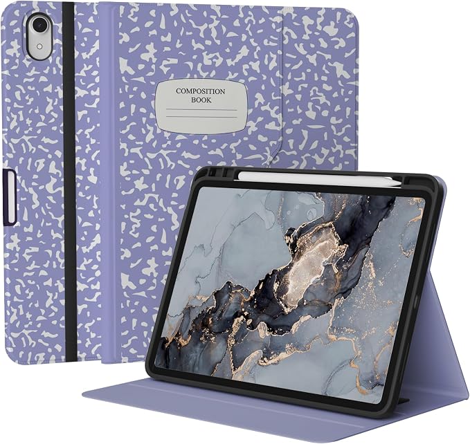 Case for iPad (A16) 11th Generation 11 Inch (2025) Cute iPad 10th Generation Case 10.9 (2022) Girly Premium Leather Folio Stand Protective Cover with Pencil Holder &amp Pocket Animals