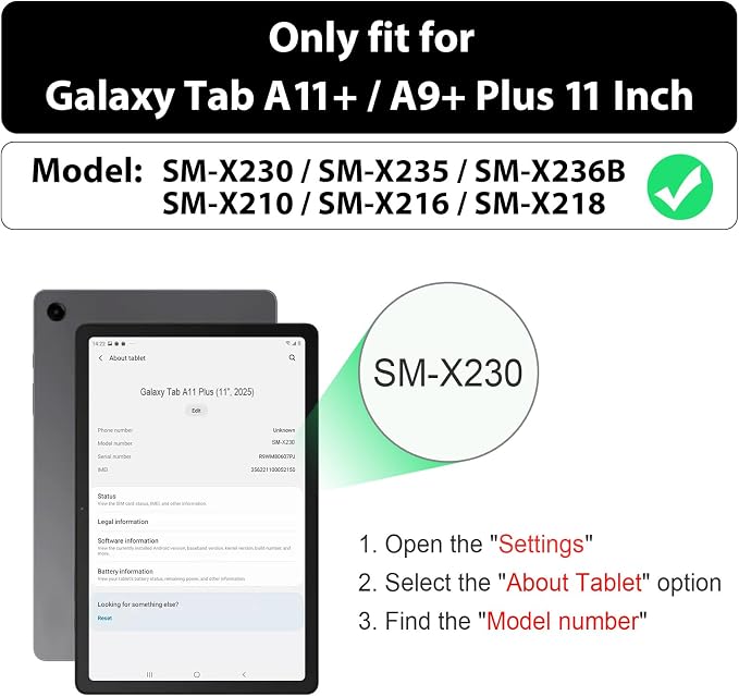 SEYMAC Case for Samsung Galaxy Tab S6 Lite 10.4'' 2024/2022/2020 (SM-P620/P610/P615) Heavy Duty Full-Body Shockproof Protective Case with Screen Protector Rotating Stand Hand/Shoulder Strap Black