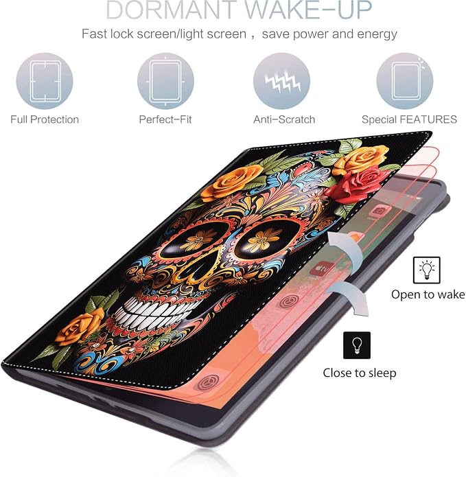 Case for iPad (A16) 11th Generation 11 Inch (2025) for iPad 10th Generation 10.9 Inch (2022) Slim Folding Stand Cover with Auto Wake/Sleep Watercolor Sea Turtle