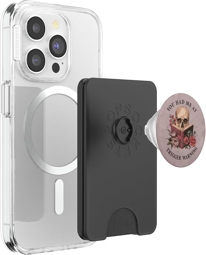 You Had Me At Trigger Warning Dark Romance Smutt Book Reader PopSockets PopWallet for MagSafe
