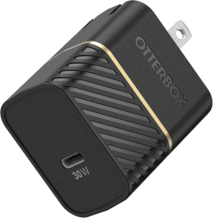 OtterBox USB-C Fast Charge Wall Charger 30W - Black Shimmer
