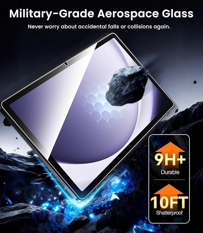 PandaShield 2-Pack Privacy Screen Protector Easy-Installation Box for iPad 11th/10th Gen. A16 (11/10.9 Inch 2025/2022) Anti-Spy Bubble Free Scratch Resistant Apple Pencil Support