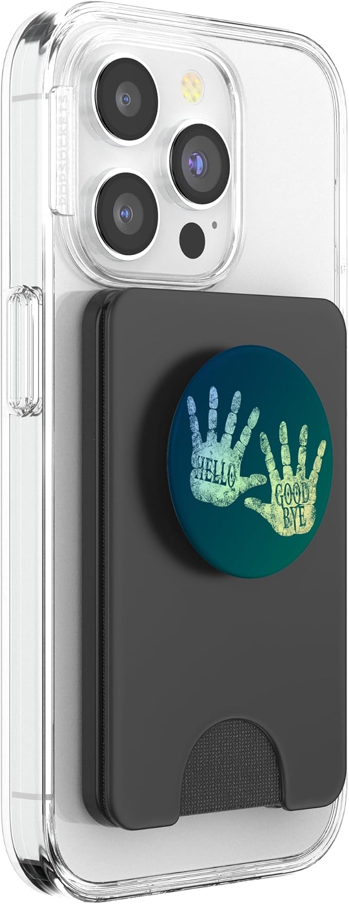 HELLO and GOODBYE Academy DAILY GREETINGS Humor Vintage Art PopSockets Adhesive PopGrip