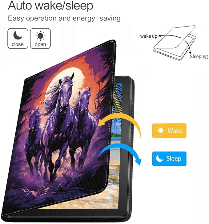 Case for iPad (A16) 11th Generation 11 Inch 2025 iPad 10th Generation 10.9 Inch 2022 Protective Leather Case Adjustable Stand Auto Wake/Sleep Smart Case - African American Girl