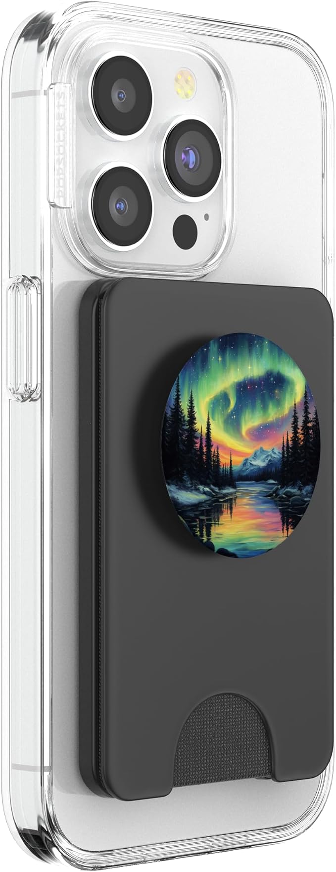 Aurora Borealis Dark Sky Nature Light Display PopSockets Adhesive PopGrip