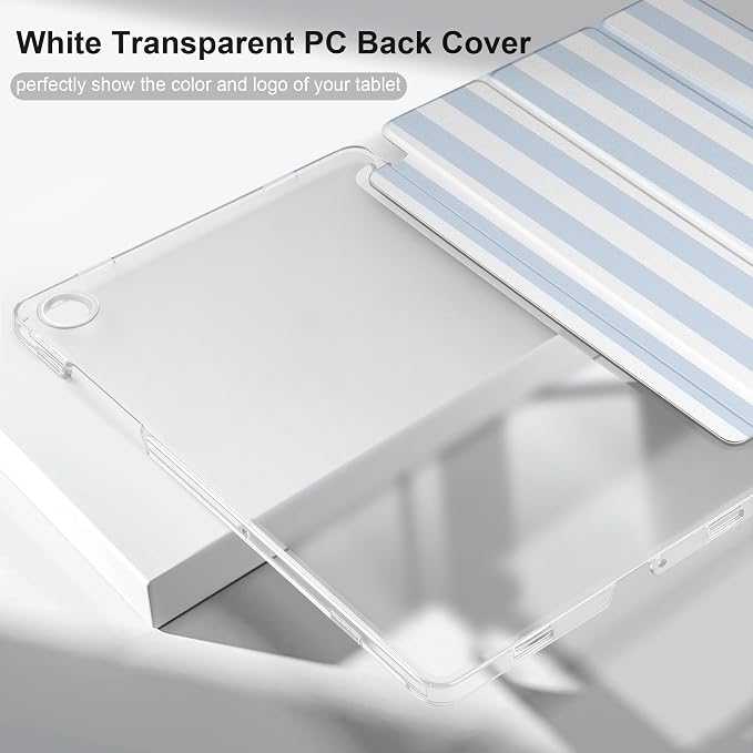 Case for Samsung Galaxy Tab A11 Plus A11+ 11 inch (2025/2026) &amp Tab A9 Plus A9+ 11 inch (2024/2023) Slim Smart Stand Cover with Translucent Hard Back Auto Wake/Sleep - Bear with Bows