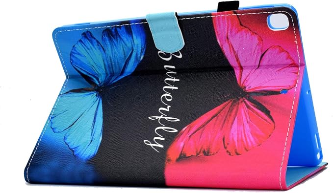 for Apple iPad 10.2 Case 2021/2020/2019 iPad 9th/8th/7th Generation Smart Cover with Pencil Holder [Auto Wake/Sleep] PU Leather Stand Folio Tri-fold Shockproof Thin Shell Colored Graffiti