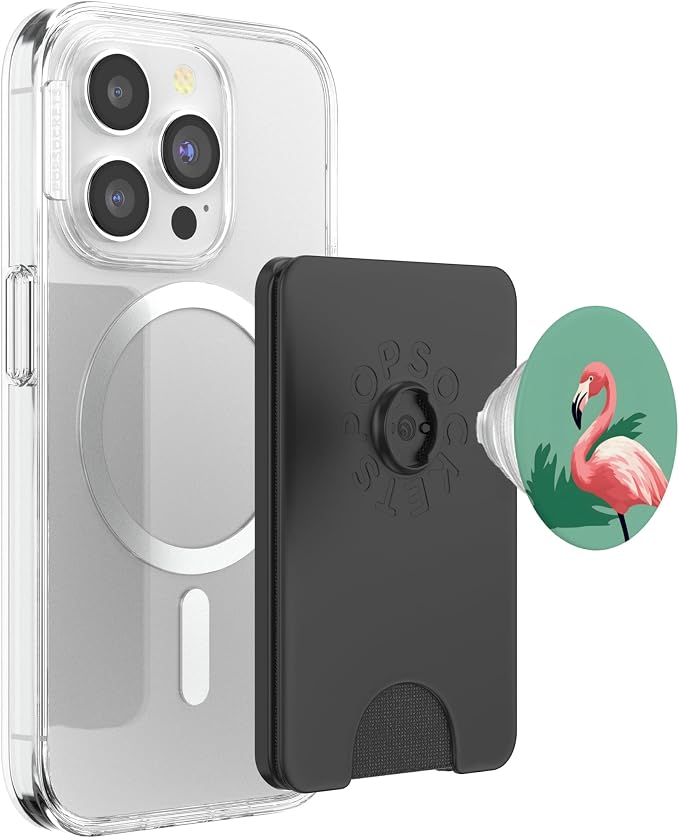 Cute Pink Flamingo Tropical Flamingos PopSockets PopGrip for MagSafe