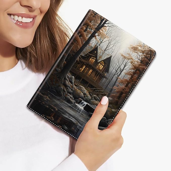 Case for iPad (A16) 11th Generation 11 Inch 2025 / iPad 10th Generation 10.9 Inch 2022 Ultra-Thin Multi-Angle Protective Cover with Auto Sleep/Wake A Dark Horse