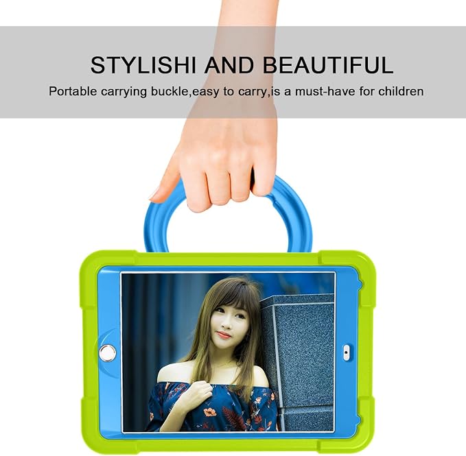 AKABEILA Compatible with Amazon Fire HD 8 2020/2022 Tablet Case，Rugged Kids Case with Stand Lightweight Shockproof Kids Friendly Tablet Cover Black
