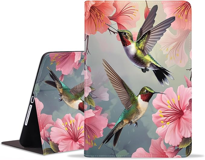 Case for iPad 6th/5th Generation (2018 2017 Model 9.7 Inch) iPad Air 2/Air 1 (9.7 Inch) Slim PU Leather Stand Folio Cover with Auto Wake Sleep African Woman Wolf