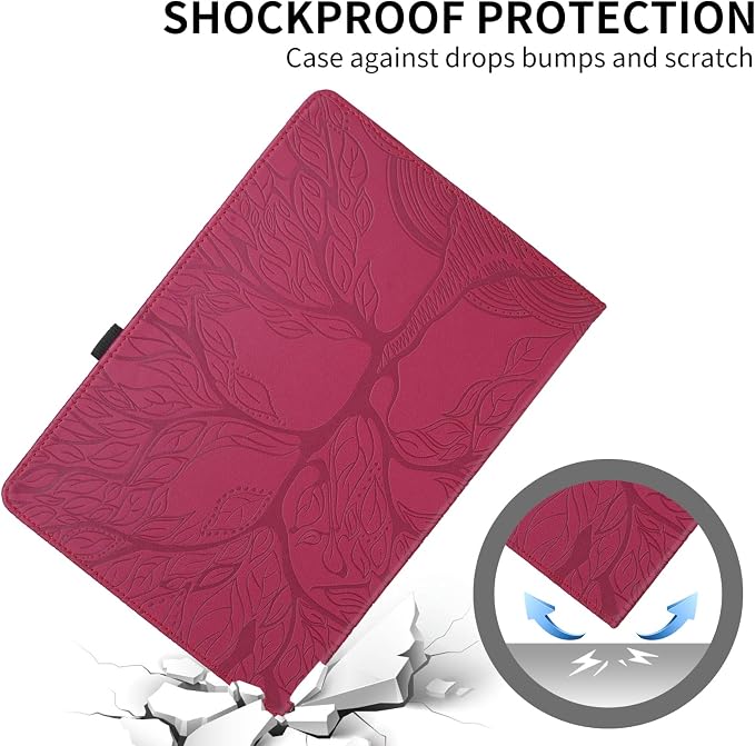 for Samsung Galaxy Tab S11 Ultra Case 14.6 inchFashion Embossing TechnologyMulti-Viewing AnglesSlim Light Shell CoverPU Leather+TPUCompatible with Samsung Galaxy Tab S11 UltraBlack