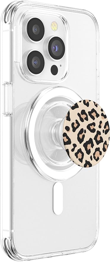 Leopard Cute Print PopSockets PopGrip: Swappable Grip for Phones &amp Tablets