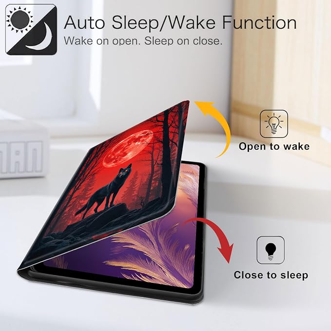 for iPad 11th Generation (A16 2025) 11 / iPad 10th Gen 10.9 2022 Case 360° Rotating PU Leather Stand Cover with Auto Sleep/Wake Shockproof TPU Backl Two Dragons Fighting