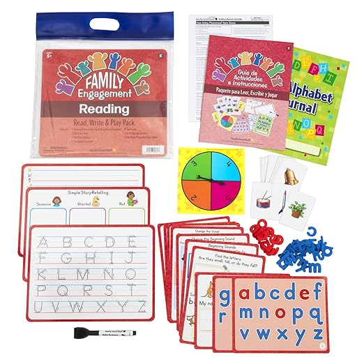Really Good Stuff Family Engagement Reading - Read, Write and Play Pack - Kindergarten